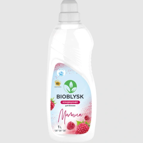 Кондиціонер для прання білизни Універсальний Bioblysk Гель Малина з ензимами 40 прань 1000мл