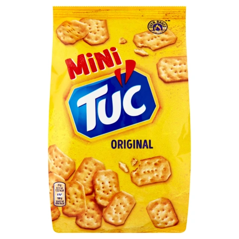 Печиво крекери Tuc Mini crackers original Тук Солені міні Золотисті 100г