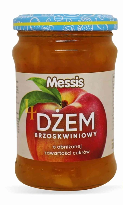 Джем з пониженим вмістом Цукру Messis Dzem Brzoskwiniowy Low Sugar Персик 280г