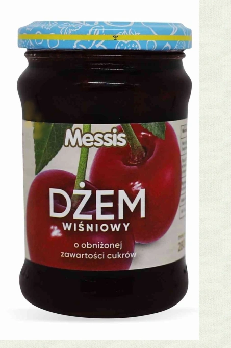 Джем з пониженим вмістом Цукру Messis Dzem Wisniowy Low Sugar Вишня 280г