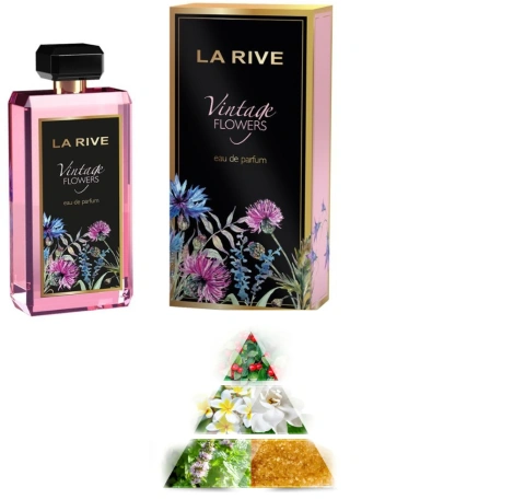 Парфумована вода Жіноча La Rive Vintage Flowers eau de Parfum Ла Ріве Вінтажні квіти з розпилювачем 90мл