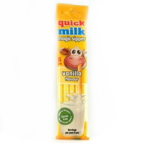 Трубочки для молока Felfoldi Quick milk зі смаком ванілі 30г