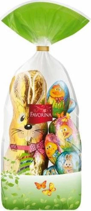 Набір Великодній шоколадні цукерки Favoriva Christmass Mix Фаворні Пасхальний Зайчик 120г