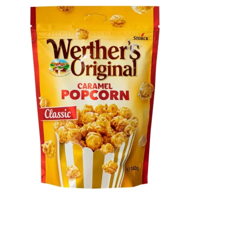 Попкорн Storck WertherS Original Caramel Popcorn Classic Сторк Вертерс попкорн солодкий Класичний 140г