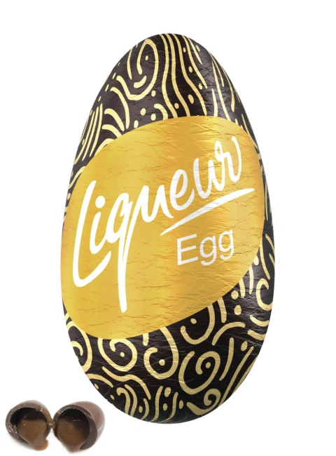 Шоколадне яйце без підвіски Figaro Liqueur Egg Фігаро яєчний смак з лікером 27г