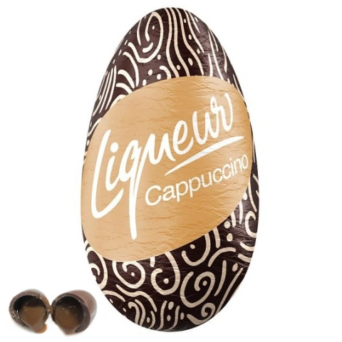 Шоколадне яйце без підвіски Figaro Liqueur Cappuchino Фігаро Капучіно з лікером 27г