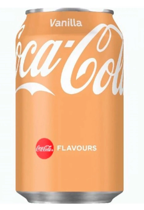 Напій газований освіжаючий Coca Cola Vanilla Кока кола Ваніль Баночка 330мл