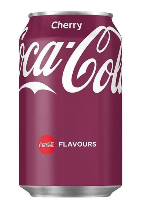 Напій газований освіжаючий Coca Cola Cherry Кока кола Вишня Баночка 330мл