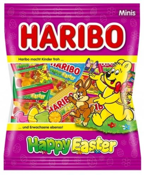 Мармелад Haribo Happy Easter Minis Харібо жувальний Мініси 20шт мініпакетики 250г