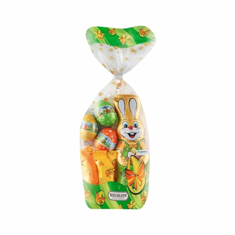 Набір Яйця Шоколадні Великодні Заяць шоколадний Riegelein Chocolate Bunny&Easter Eggs Рейгелен Пасхальні Асорті Пакет 225г