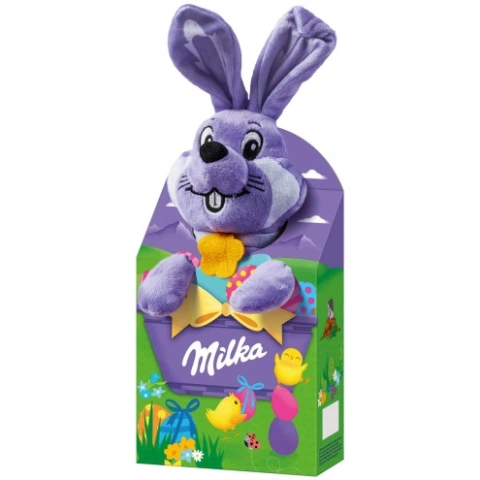 Набір цукерки Milka Magic Mix Мілка з Мякою іграшкою Великодній Зайчик 96г