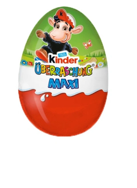 Яйце шоколадне з іграшкою Kinder Surprise Uberraschung Easter Maxi Sheep Кіндер сюрприз Чорний Барашек 100г