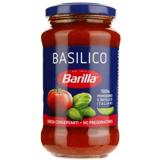 Соус Базиліковий Barilla Basilico Барілла томатний з базіліком склобаночка Червоний 400г