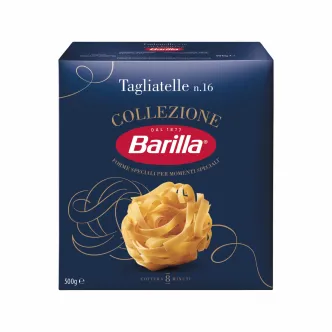 Макарони Тальятелле №16 Barilla Collezione Tagliatelle Piccolini Барілла Паста довгі широкі Стрічки Швидке приготування 500г