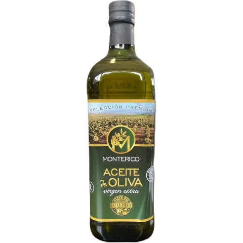 Олія оливкова екстра Mоnterico Olio Extra Virgen Aceite di Oliva Oil Premium Монтерік першого холодного віджиму Преміум 1000мл