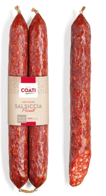 Набір ковбаса Салямі Coati Salssicia Picante Pepperoni Коаті пікантна з Пепероні 2шт 1360г