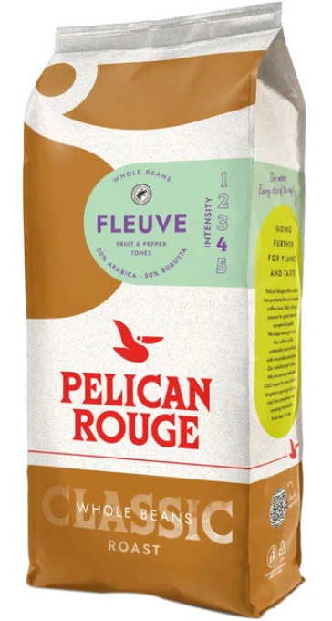 Кава в зернах Pelican Rouge Fleuve Fruit&Pepper tones Classic Пелікан Руж Классична фруктово-перечний смак Купаж арабіки 1кг