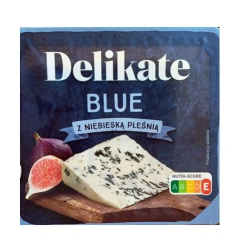 Сир з цвіллю Блакитною Delikate Blue z Niebieska Pliesnia Делікат брусок Трикутник Контейнер 100г