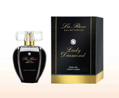 Парфумована вода Жіноча La Rive Lady Diamond with Original Crystals eau de Parfum Ла Ріве Леді Діамант Кристали 75мл