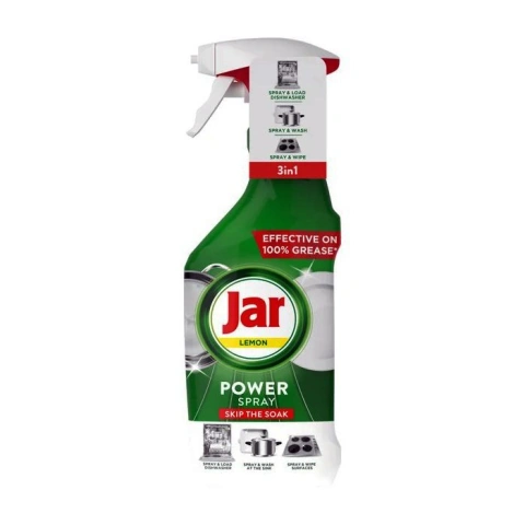 Спрей без Замочування для полегшення миття Посуду та Кухні Jar Power Spray Skip the Soak Lemon Яр Багатофункціональний Лимон 500мл