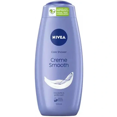 Гель для душа Розгладжуючий Nivea Creme SmoothShoa Butter&Gently smooth MicroBiome Нівеа крем Гладкість шкіри масло Шоа 750мл