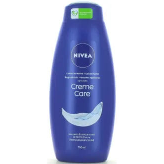 Гель для душа для Догляду Nivea Creme Care Mircoplastic Free Нівеа крем Живлення і турбота формула без Мікропластику 750мл
