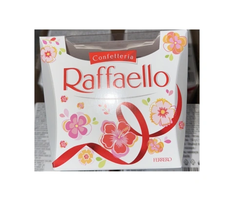 Цукерки класичні Confetteria Raffaello Ferrero Рафаело Фереро кокос з мигдалем Бокс 150г