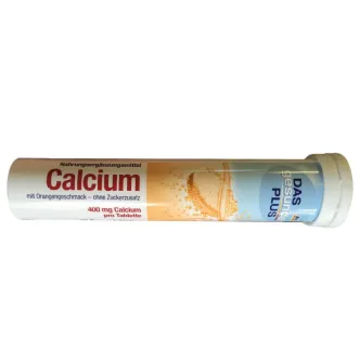 Шипучі таблетки вітаміни DAS gesunde PLUS calcium brausetabletten Кальцій 20шт