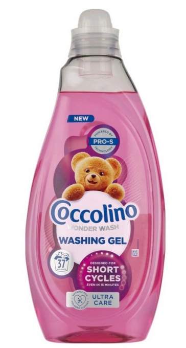 Гель для Швидкого прання Coccolino Wonder Washing Gel Short Cycles Pro-S Ultra Care Коколіно Ультра захист 37прань 1480мл