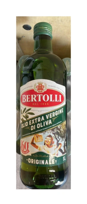 Олія оливкова екстра вірджин Bertolli Olio Extra Vergine di Oliva Originale Oil Бертоллі Класична першого холодного віджиму 1000мл