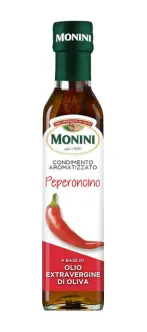 Оливкова олія Ароматизована приправа Monini Peperoncino Extra Vergine Olio di Oliva Моніні Перший холодний віджим з Перцем Чилі 1л