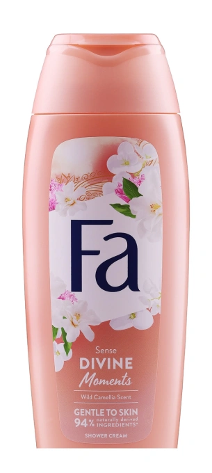 Гель Крем для душу Fa sense Divine Moments with Camellia scent Shower Cream Фа Аромат Камелії кремовий 400мл
