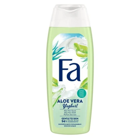 Гель Крем для душу Жіночий Fa enjoy Aloe Vera Yoghurt Scent Gentle skin Shower Cream Фа протеїни йогурту аромат Алое Вера 400мл