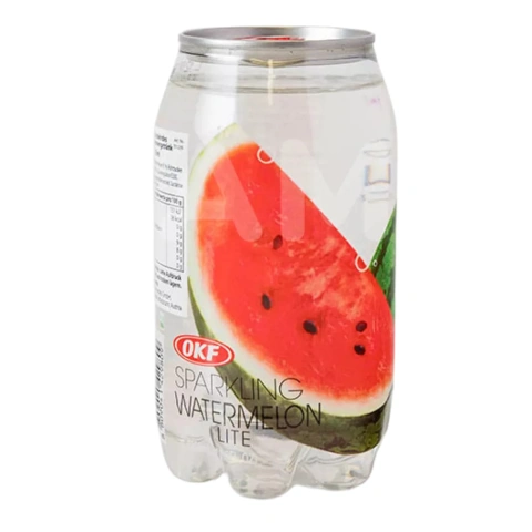 Напій газований освіжаючий OKF Sparkling WaterMelon Lite Окф Ігристий Кавун Лимонад Баночка 350мл