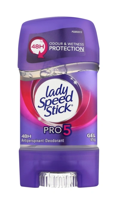Гель Антиперспірант дезодорант Жіночий Стік Lady Speed Stick Pro-5 Gel 48h Ладі Спід Стік Захист від запаху та Вологи 65г