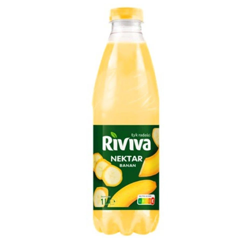 Сік банановий Riviva Nektar Banana Рівіва нектар Пляшка 1000мл