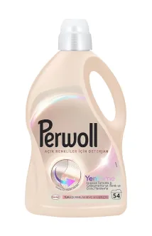 Гель для прання Світлих тканин Perwoll Color Detergent Renew AntiGreyness Перволь від Вицвітання Потускніння Кольор 54прань 2970мл