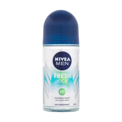 Антиперспірант Шариковий Nivea MEN Fresh Kick Freshness Boost Cactus water 48h Нівеа Посилення свіжості з соком Кактуса 50мл